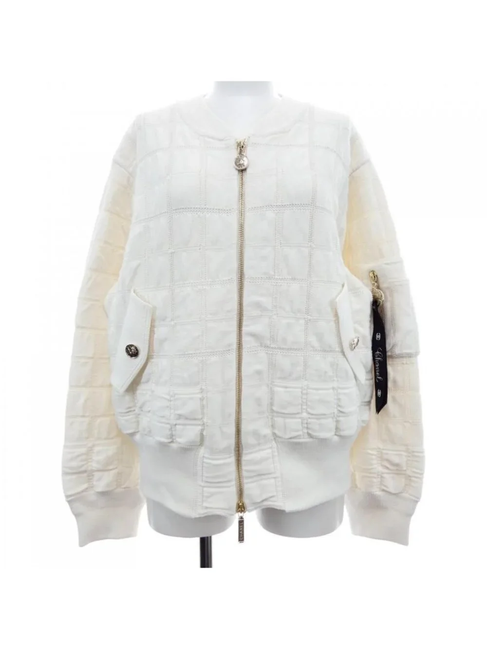 Chanel 25B Jacket White